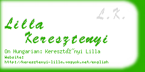 lilla keresztenyi business card